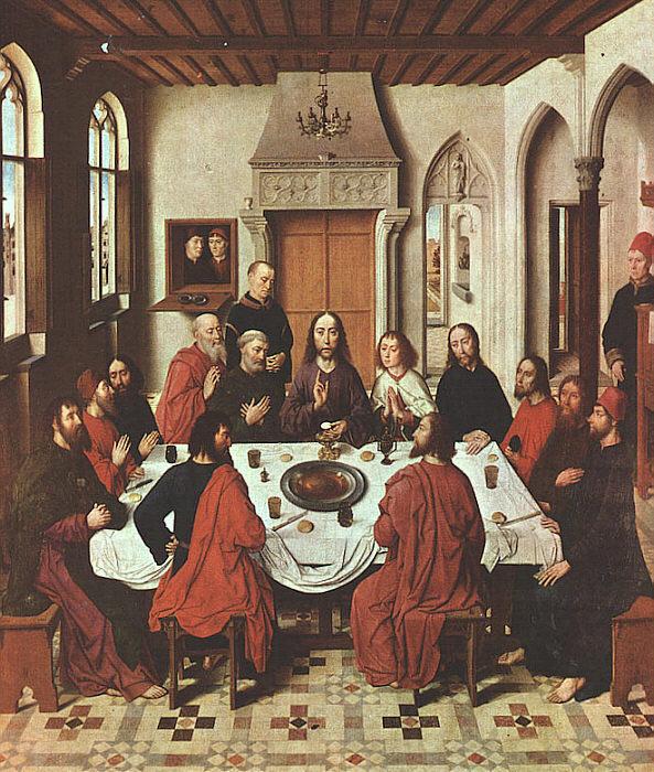 Dieric Bouts The Last Supper Spain oil painting art